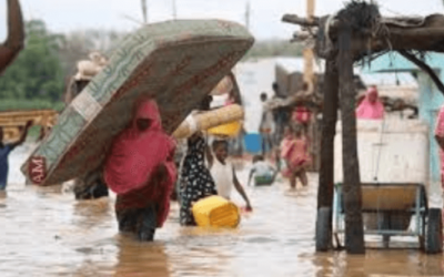 Nigerian banks present relief materials to Mokwa flood victims
