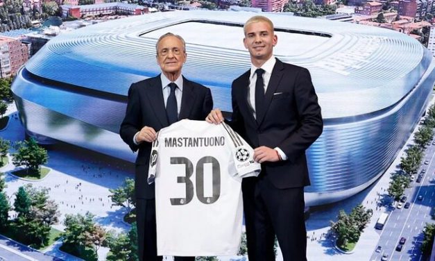 Real Madrid unveil €45m Argentine wonderkid Franco Mastantuono