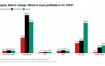 Dangote, BUA, Lafarge: Which is the most profitable in H1 2025?